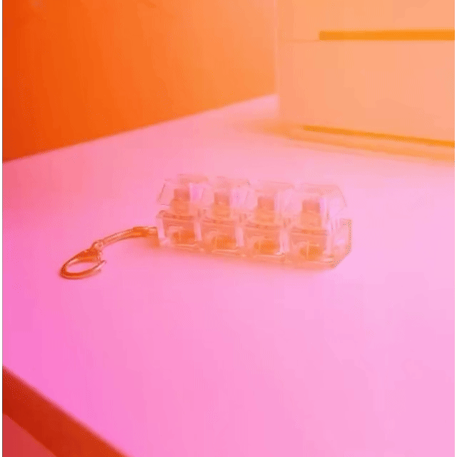 Clixie™ - LED Fidget Keychain