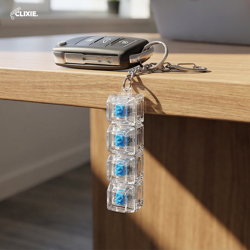 Clixie™ - LED Fidget Keychain